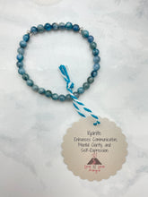 Kyanite Super Skinny Stacker Bracelet (5mm beads)