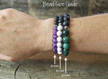 Boo Howlite Bracelet (6mm beads)