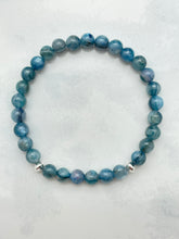 Kyanite Super Skinny Stacker Bracelet (5mm beads)