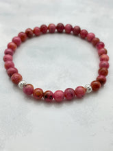 Thulite Super Skinny Stacker Bracelet (5mm beads)