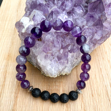 Dream Amethyst Aromatherapy Essential Oil Diffuser Bracelet (8mm beads)