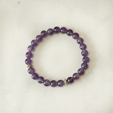 Amethyst Skinny Stacker Bracelet (6mm beads)