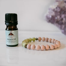 Peridot & Rosewood Aromatherapy Essential Oil Diffuser Bracelet (8mm beads)