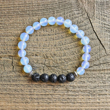Children's Opalite Aromatherapy Essential Oil Diffuser Bracelet (6mm beads)