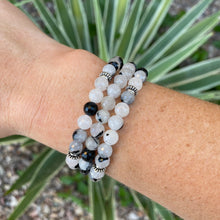 Tourmaline Quartz Skinny Stacker Bracelet (6mm beads)