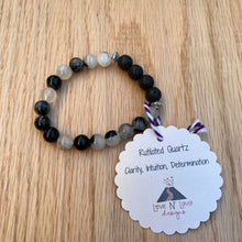 Tourmaline Quartz Aromatherapy Essential Oil Diffuser Bracelet (8mm beads)