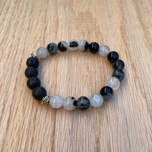 Tourmaline Quartz Aromatherapy Essential Oil Diffuser Bracelet (8mm beads)