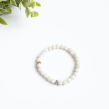 Moonstone Skinny Stacker Bracelet (6mm beads)