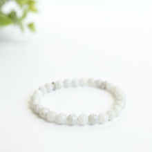 Moonstone Skinny Stacker Bracelet (6mm beads)