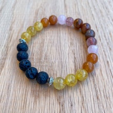 Arizona Sunset Ombre Aromatherapy Essential Oil Diffuser Bracelet (8mm beads)