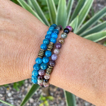 Apatite Super Skinny Stacker Bracelet (5mm beads)