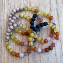 Arizona Sunset Ombre Aromatherapy Essential Oil Diffuser Bracelet (8mm beads)