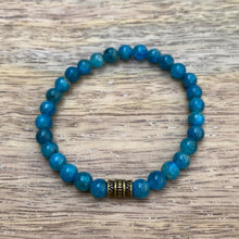 Apatite Super Skinny Stacker Bracelet (5mm beads)