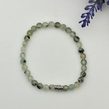 Prehnite Skinny Stacker Bracelet (6mm beads)