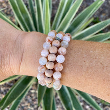 Flower Agate Aromatherapy Essential Oil Diffuser Bracelet (8mm beads)