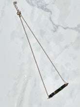 Ethiopian Opal Gemstone Bar Necklace