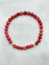 Thulite Super Skinny Stacker Bracelet (5mm beads)