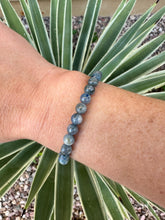 Kyanite Super Skinny Stacker Bracelet (5mm beads)