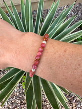 Thulite Super Skinny Stacker Bracelet (5mm beads)