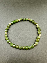 Green Jade Super Skinny Stacker Bracelet (5mm beads)