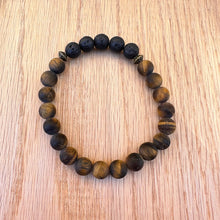 Matte Tiger Eye Aromatherapy Essential Oil Diffuser Bracelet (8mm beads)
