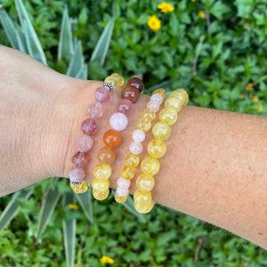 Citrine Aromatherapy Essential Oil Diffuser Bracelet (8mm beads)
