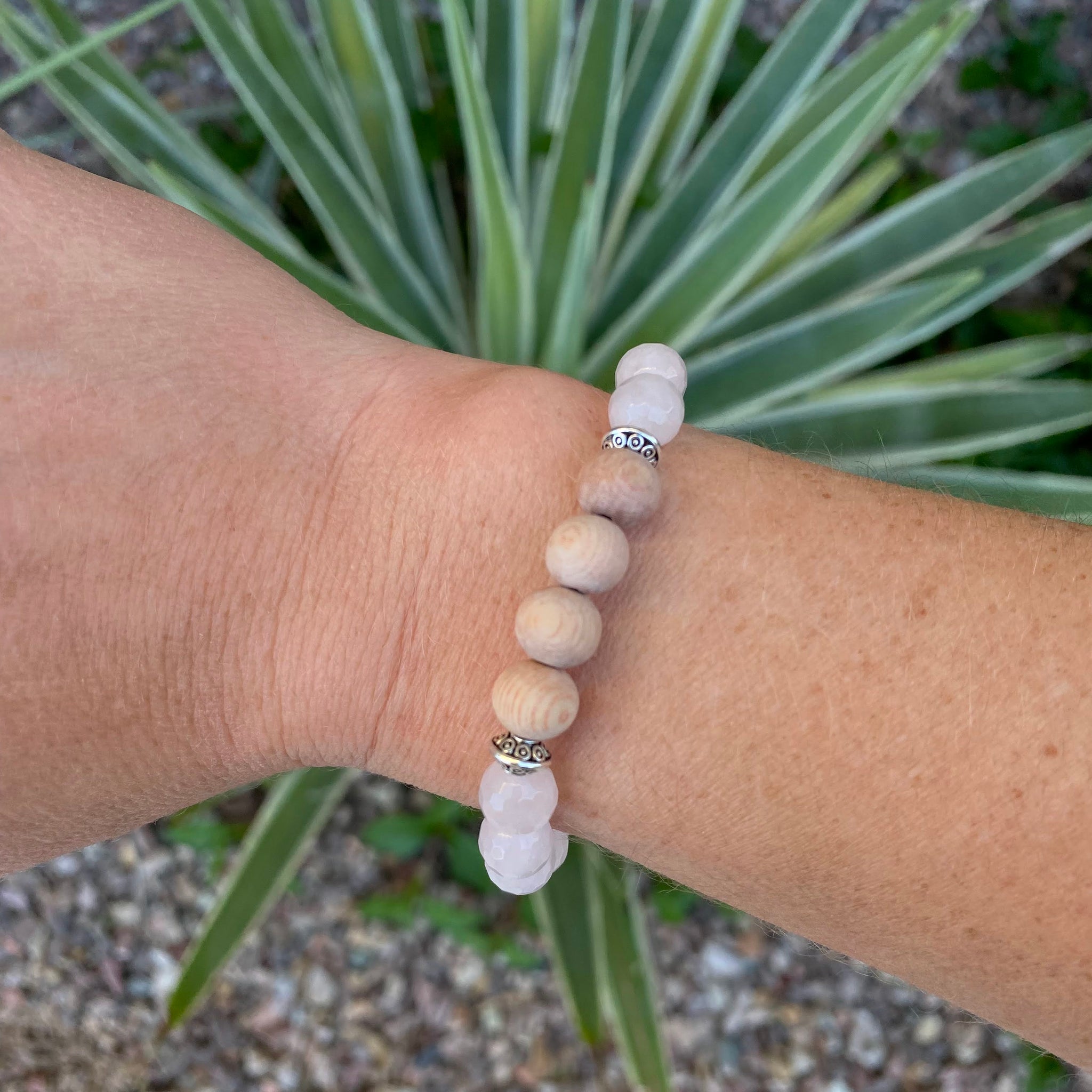 8mm Natural Rose Quartz Bracelet for Women Buddha Bracelet 8mm Natural Rose Quartz Bracelet for Women Buddha Bracelet