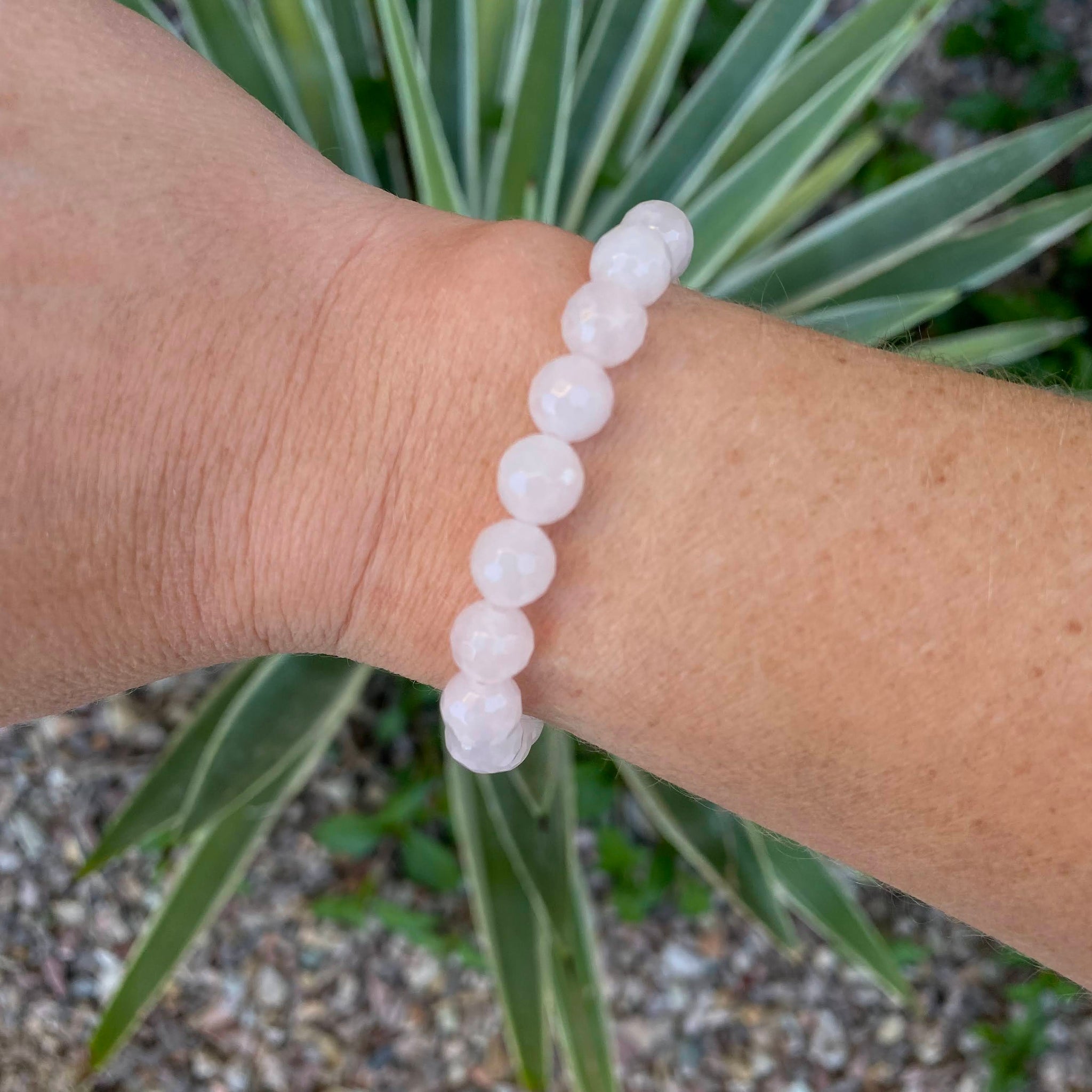 Rose Quartz Bracelet with Aromatherapy Lava Beads - Ultimate Vitality