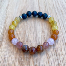 Arizona Sunset Ombre Aromatherapy Essential Oil Diffuser Bracelet (8mm beads)
