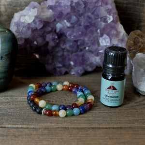 aromatherapy bracelet, chakra bracelet, lava rock bracelet, yoga bracelet, wrap bracelet