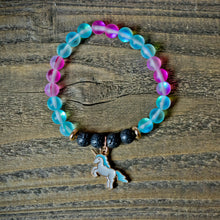aromatherapy bracelet, aura quartz, lava rock bracelet, children's bracelet